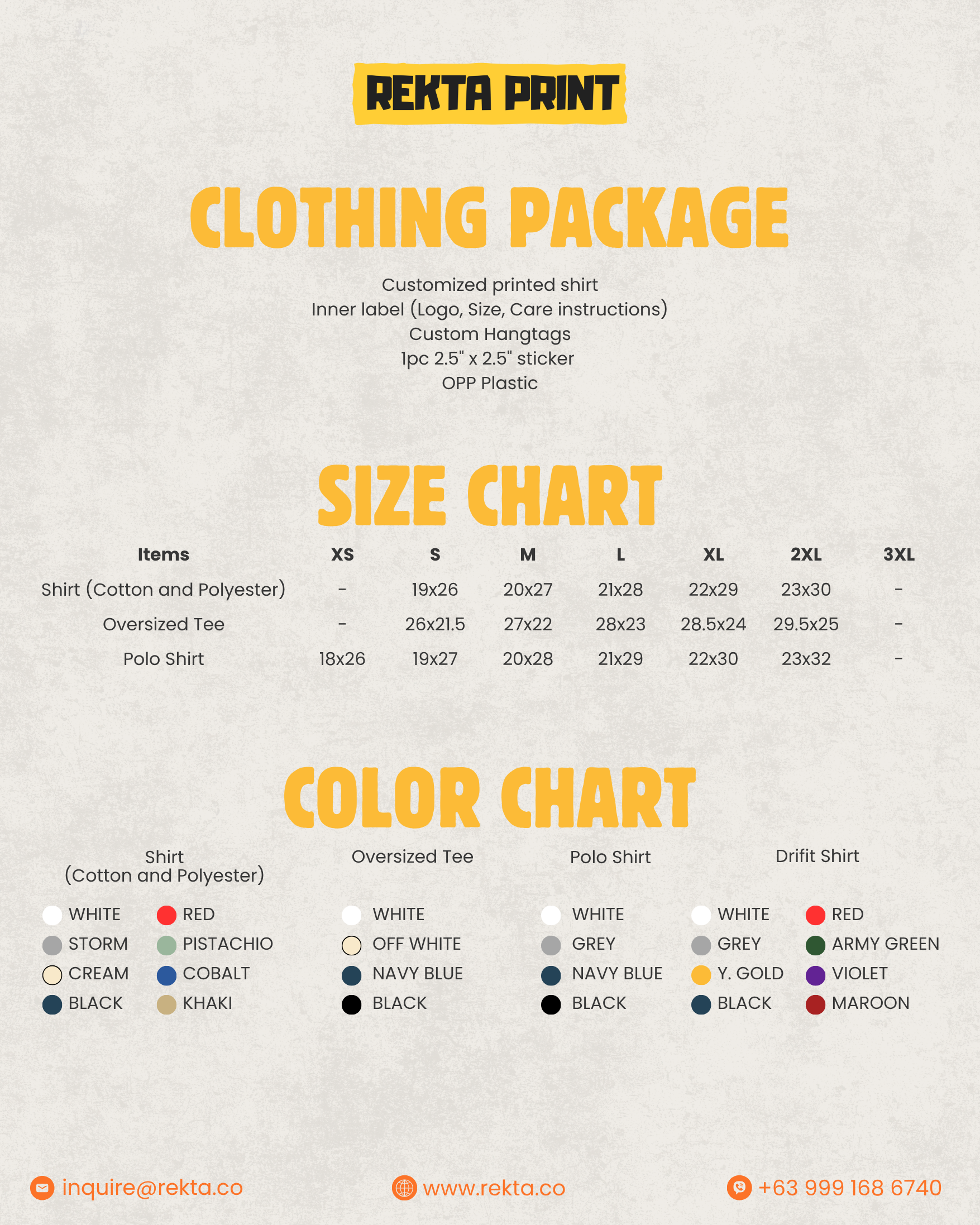 Clothing Package Basic Tee