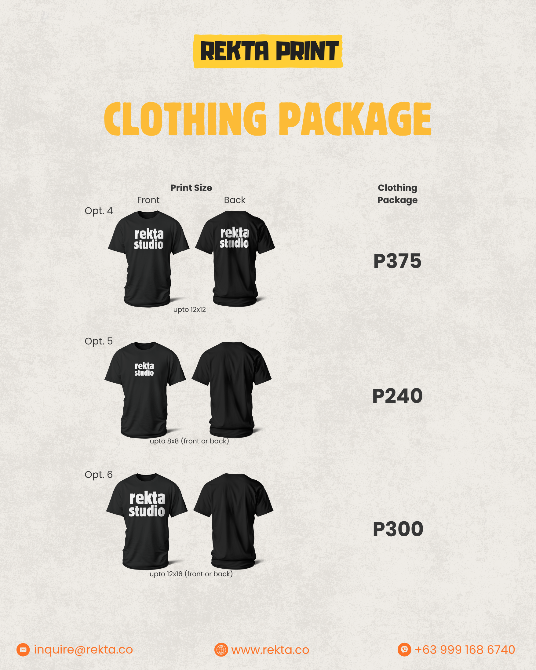 Clothing Package Basic Tee