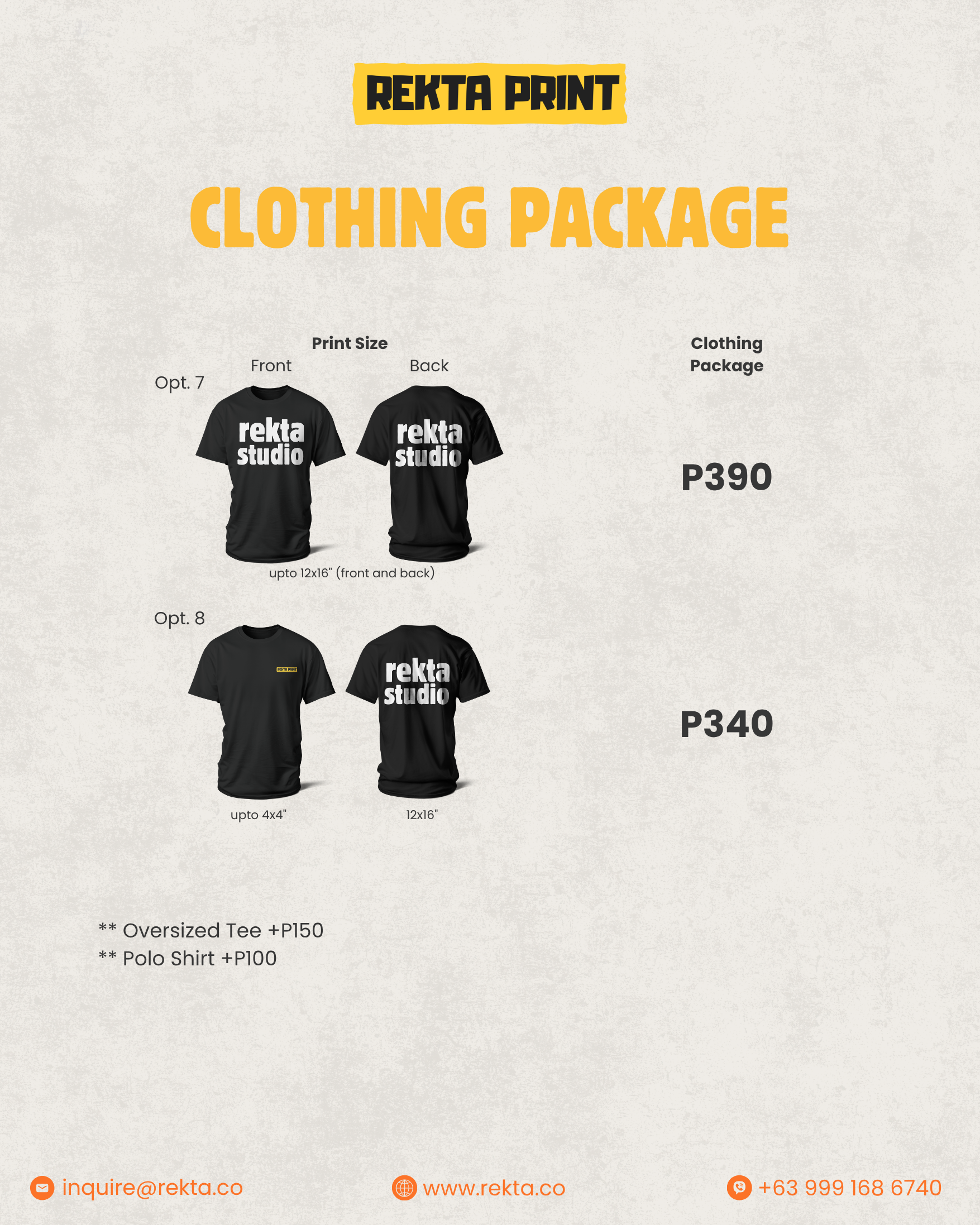 Clothing Package Basic Tee