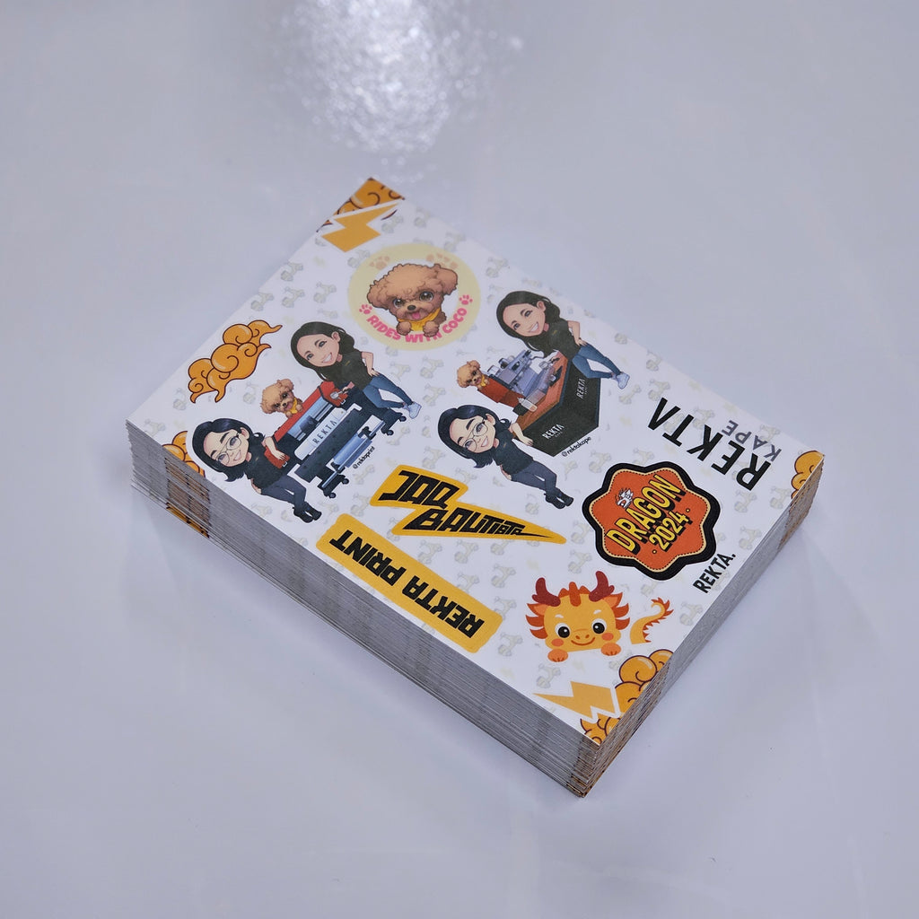 Custom Sticker Sheets 3.5 x 5 inches