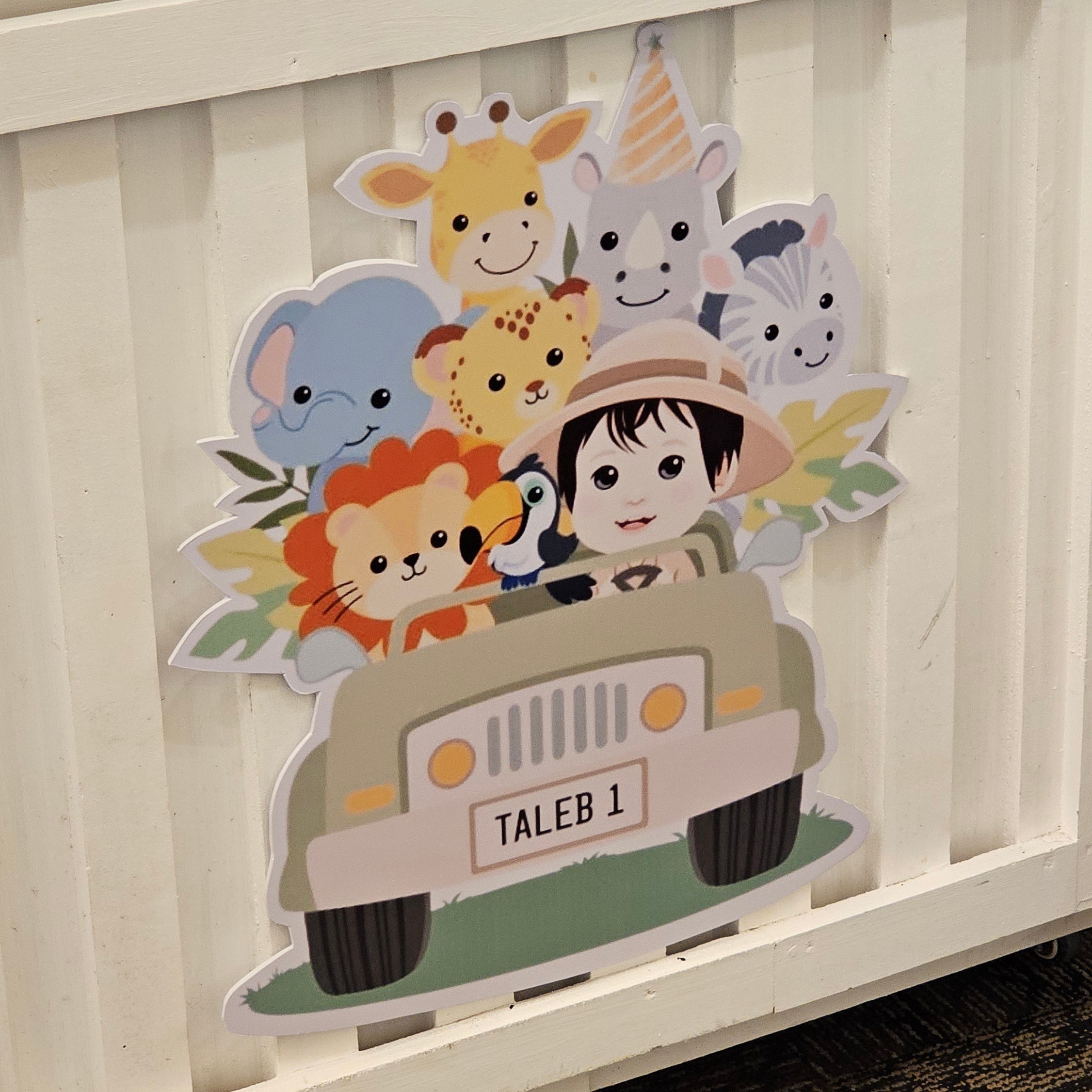 Custom Sticker on Sintra