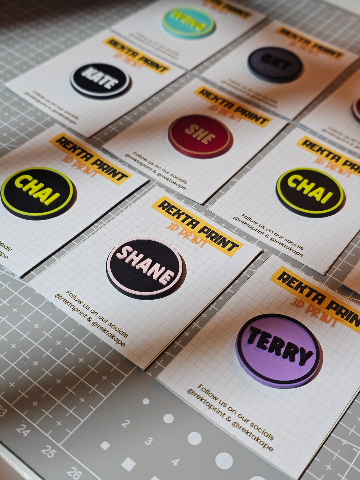 Pickeball Name Tag