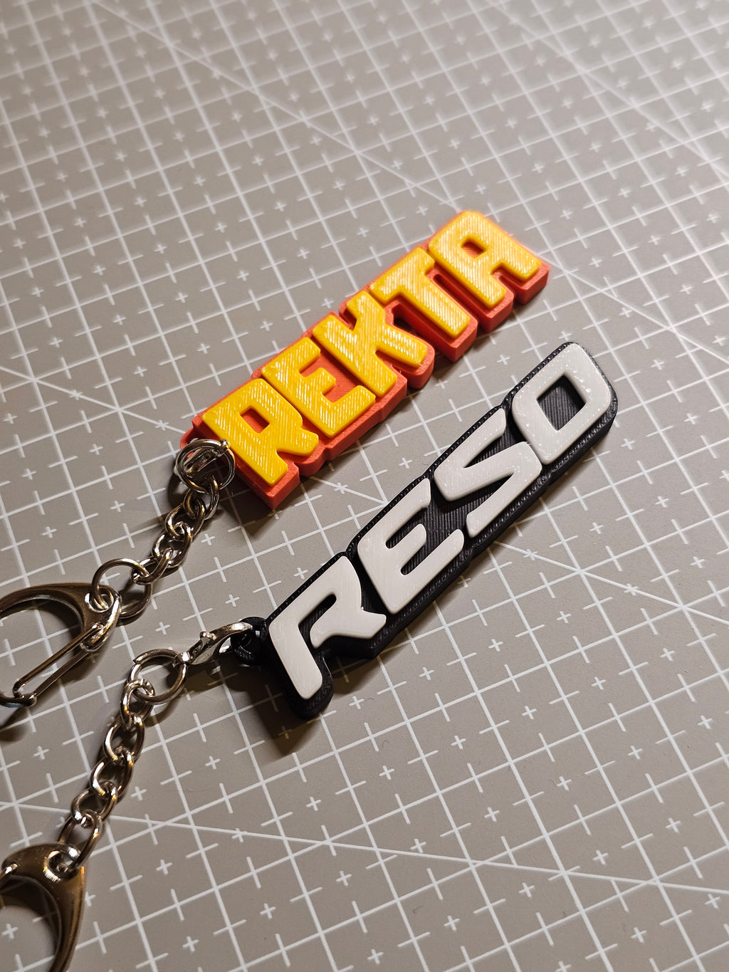 3D Printed Logo Keychain