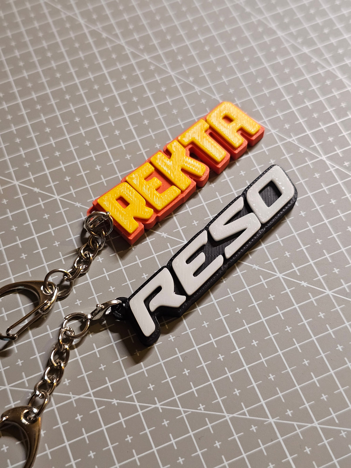 3D Printed Logo Keychain
