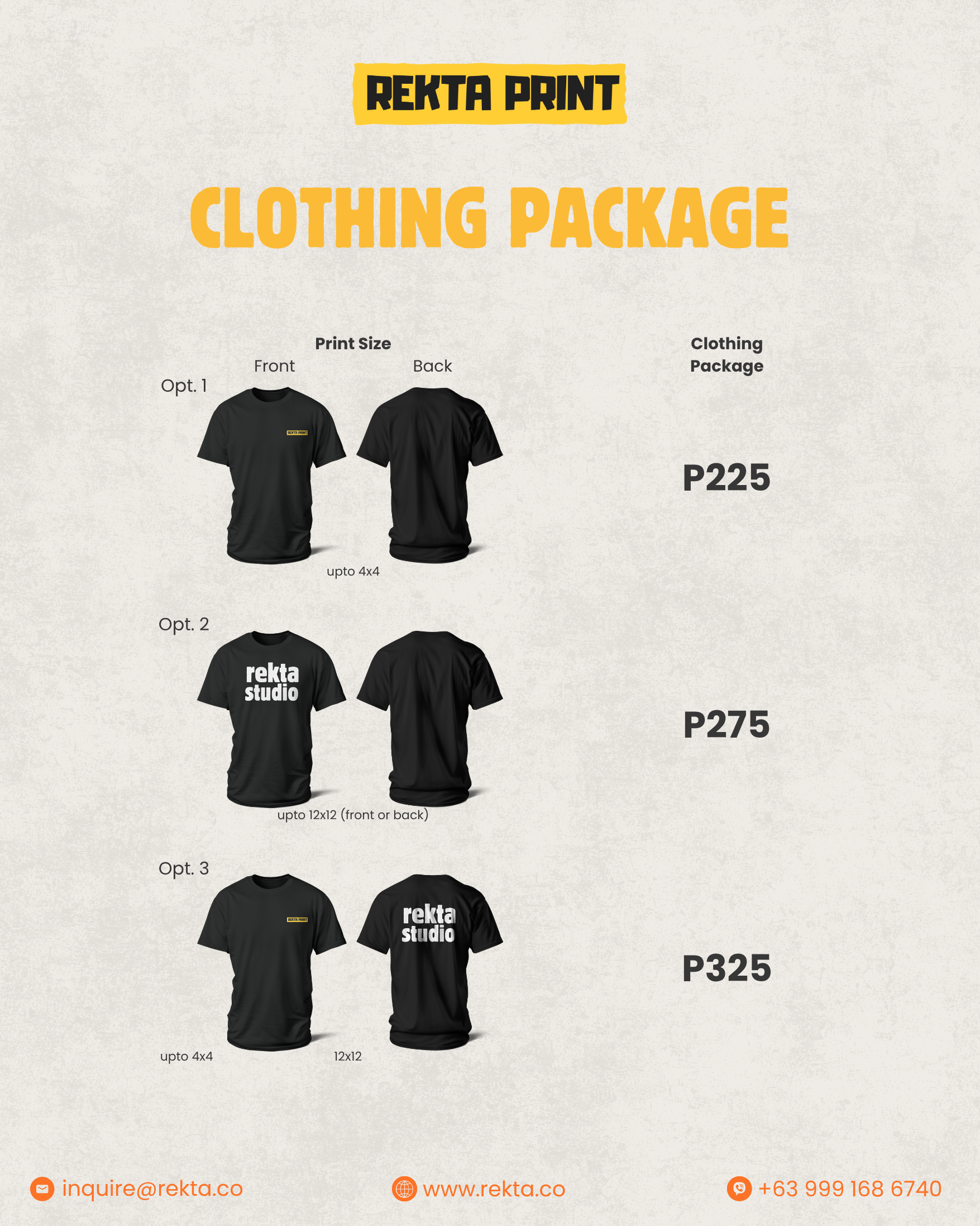Clothing Package Basic Tee