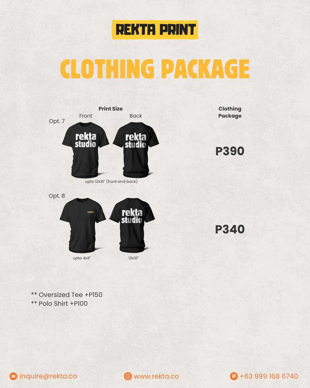 Clothing Package Basic Tee