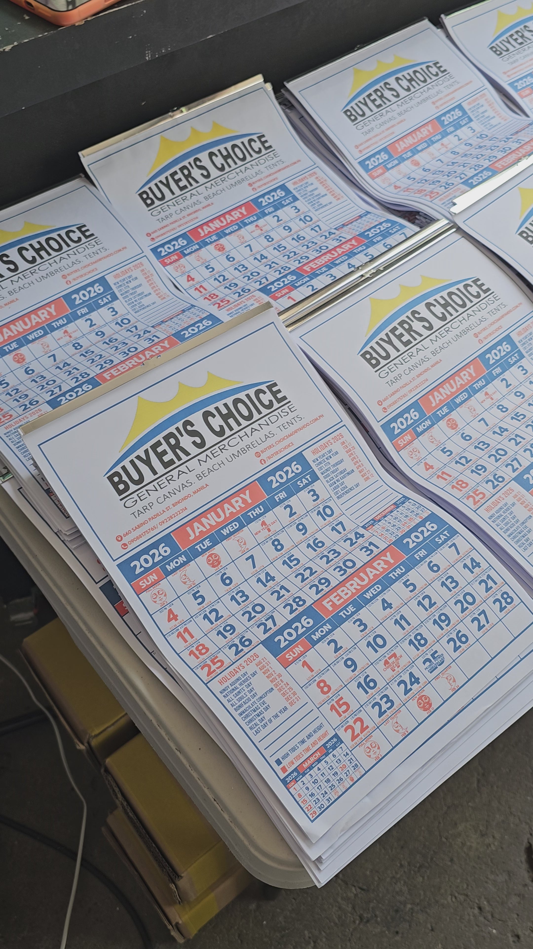 Calendar Printing