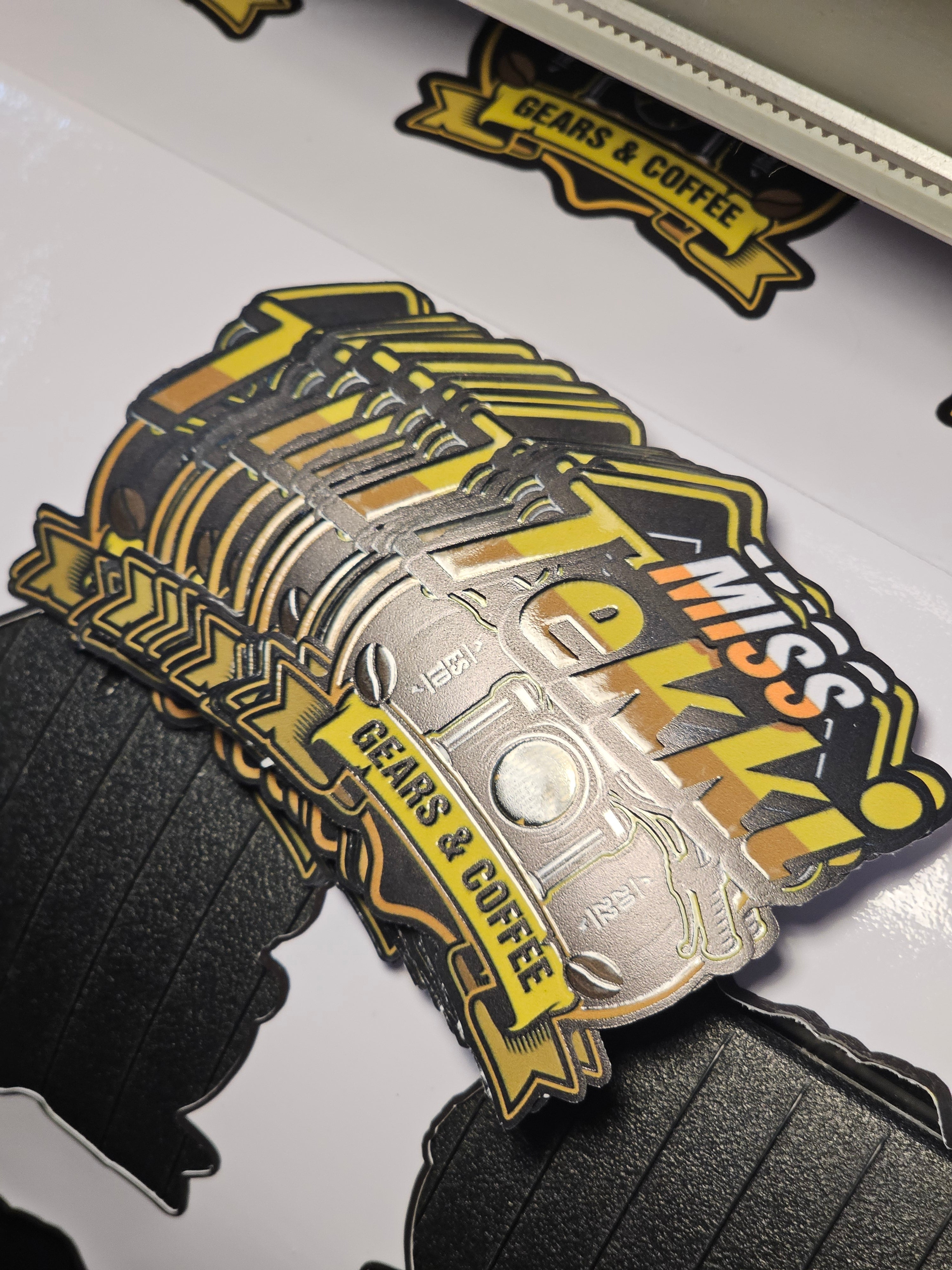 Embossed Stickers