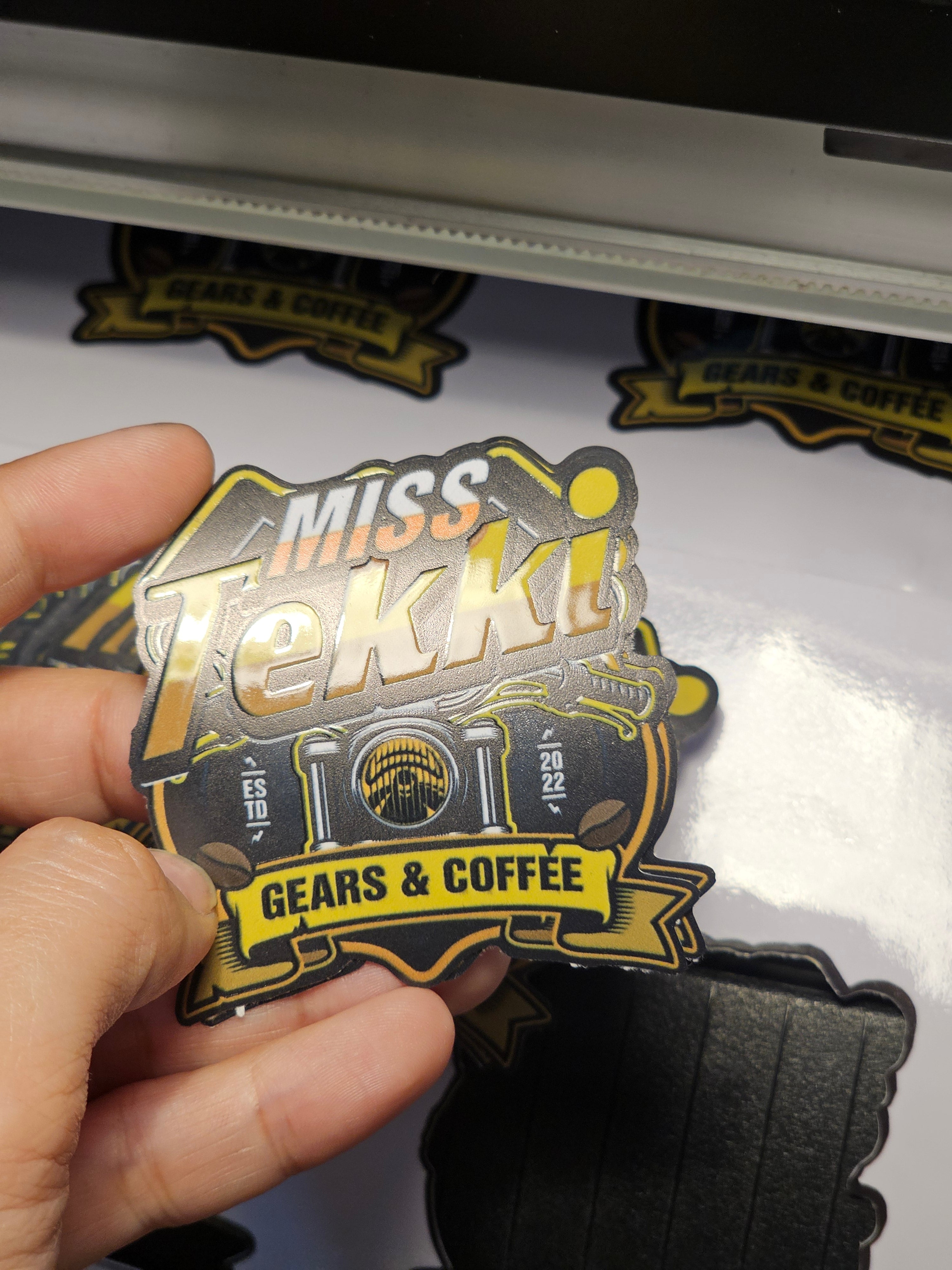 Embossed Stickers